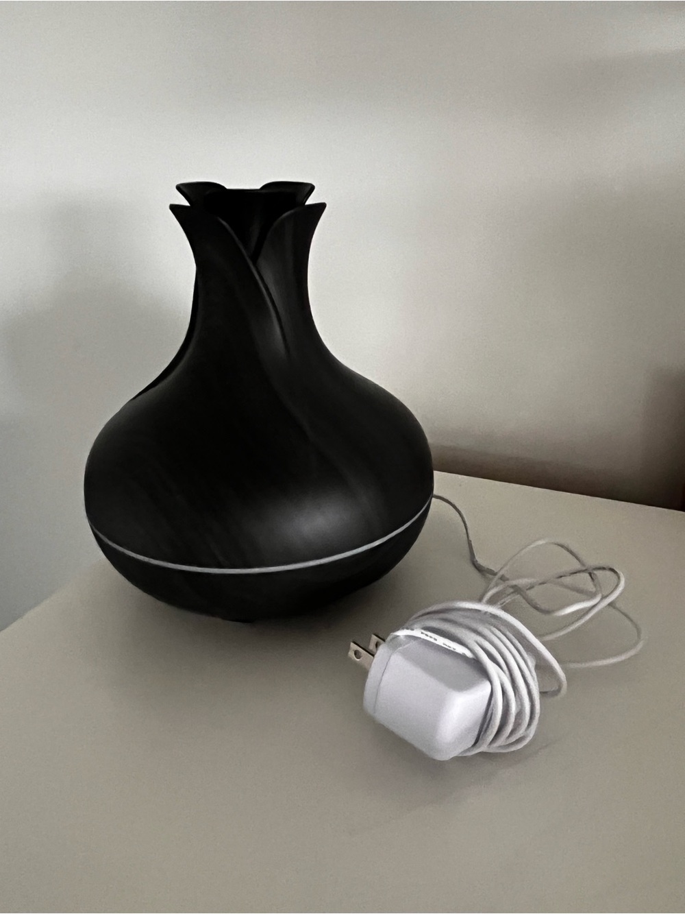 Black Ceramic Flower-Top Diffuser - Unbranded